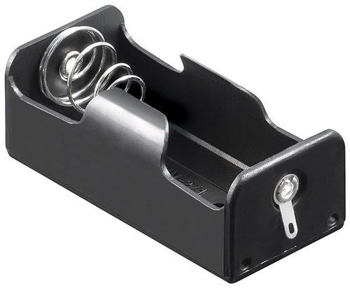 Goobay 1x C (Baby) battery holder black Solder tail (U) (12453)