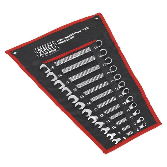 Sealey Combination Spanner Set 12pc Cold Stamped Metric AK6325