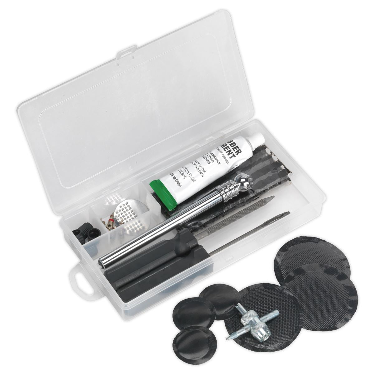 Sealey Temporary Puncture Repair & Service Kit TST09