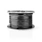 Nedis Microphone Cable 2x 0.35 mm2 100m Reel Black - CABR1535BK1000