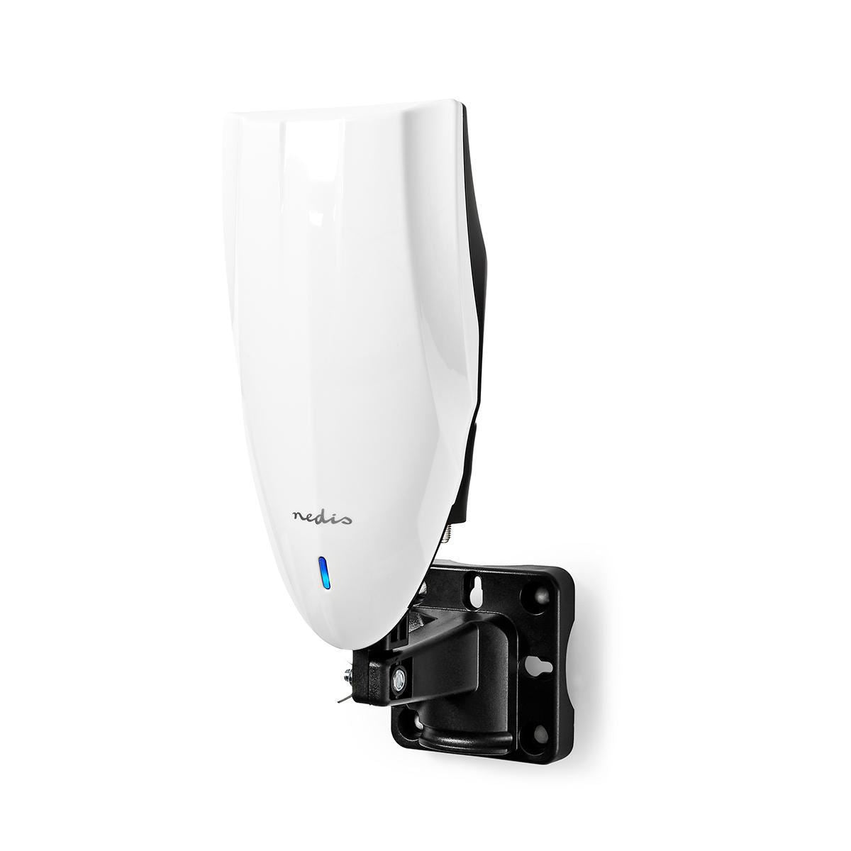 Nedis Outdoor HDTV Antenna 0 to 50 km Gain 40dB FM/VHF/UHF White - ANOR5002BK700