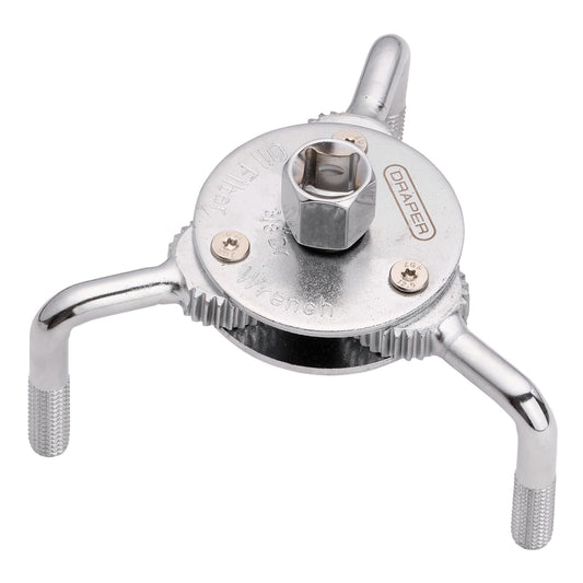 Draper 3-Leg Oil Filter Wrench, 69-136mm