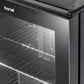 Baridi 60L Beer & Drinks Fridge with LED Light, Black and Glass Door DH62