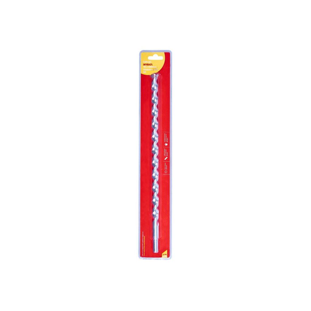 18mm x 400mm Masonry Drill Bit Electric Cordless Fluted Shank Bulider Stone - F4260