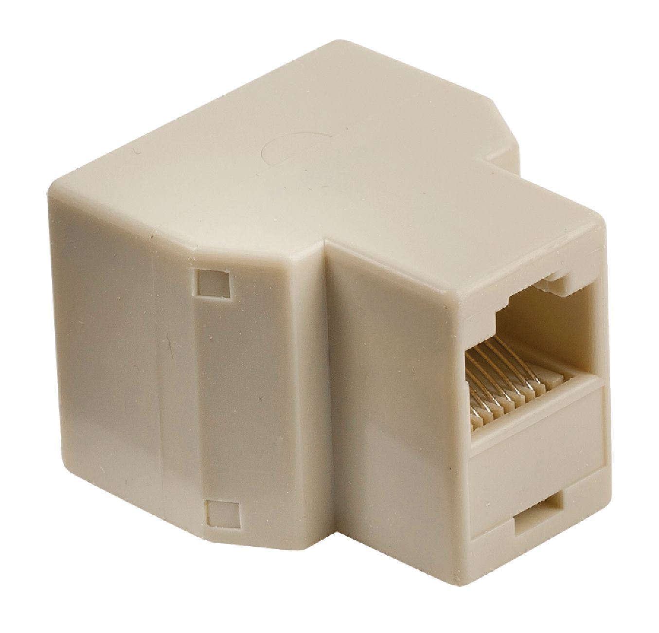 Glaxio Network splitter RJ45 female - 2x RJ45 female ivory