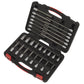 Sealey Hex Socket Bit Set 30pc 3/8"Sq Drive - Platinum Series AK89000