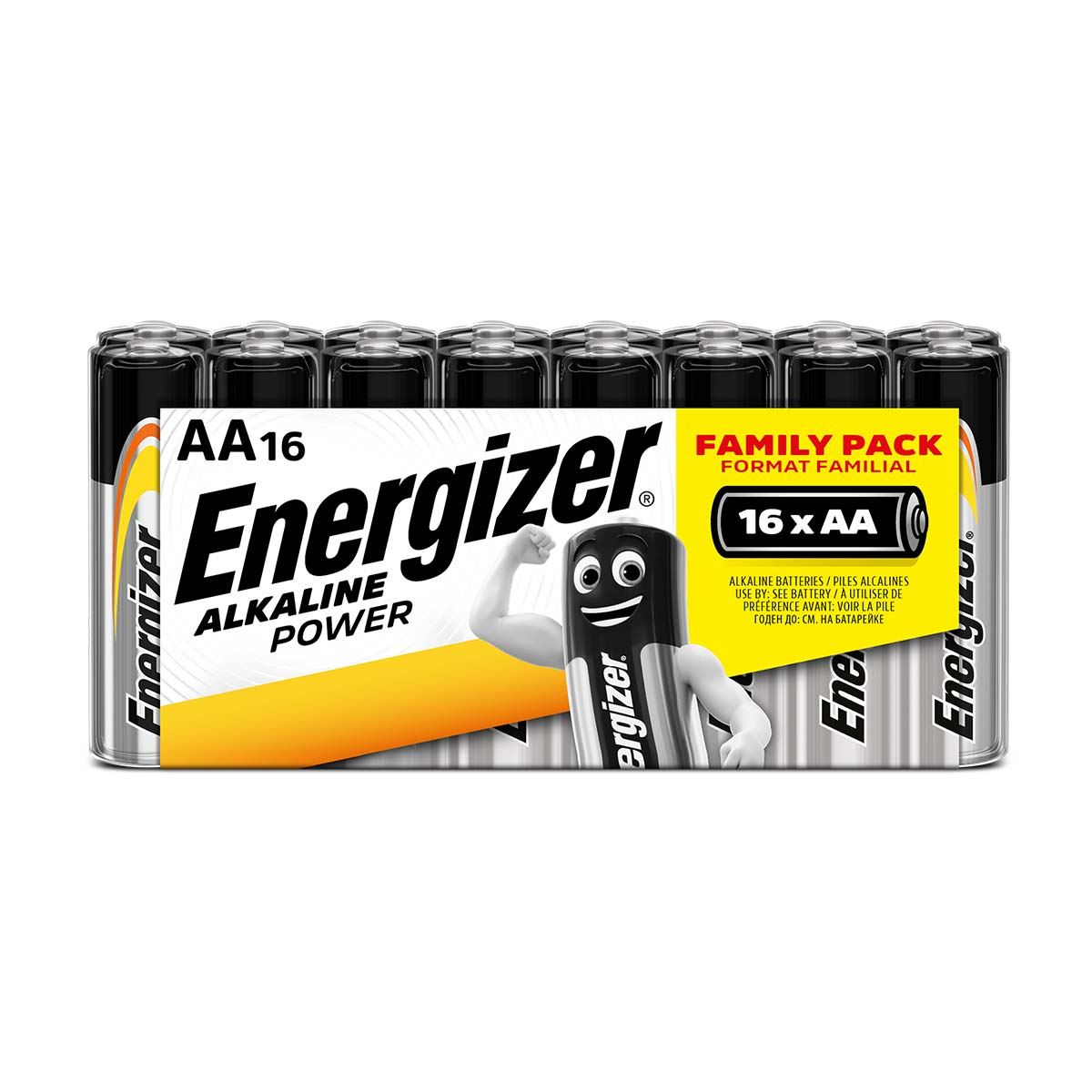 Energizer Alkaline battery AA Power 16-shrink pack