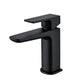 Baridi Basin Mixer Tap with Clicker Waste - Matt Black DH393