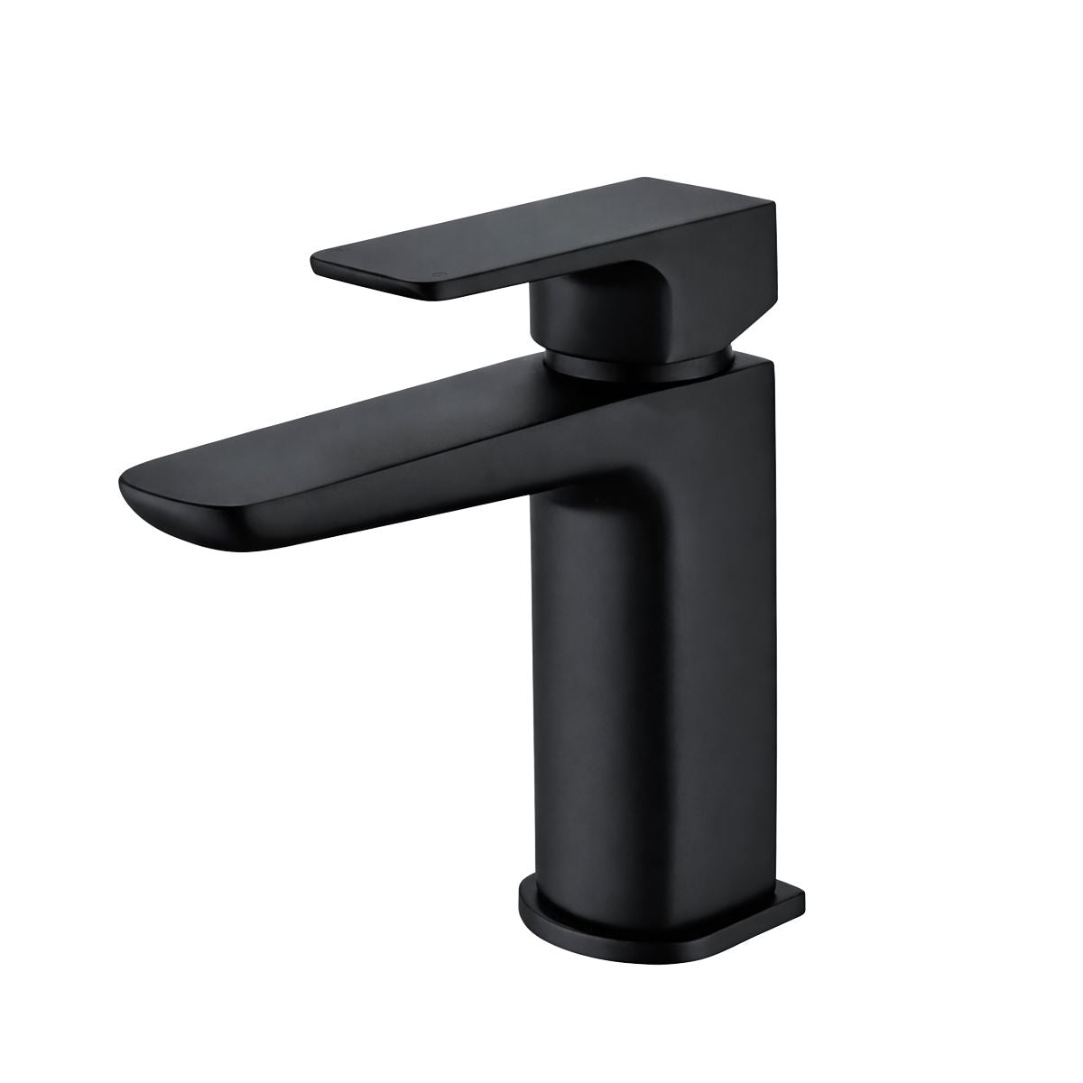 Baridi Basin Mixer Tap with Clicker Waste - Matt Black DH393