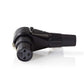 Nedis XLR Connector XLR 3-pin Female Angled Black COTP15903BK