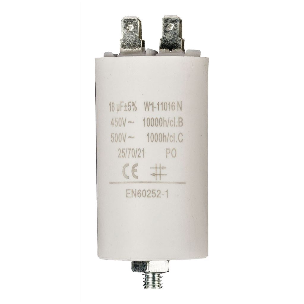 Fixapart 1x Capacitor 16.0uf/450v + earth - W1-11016N