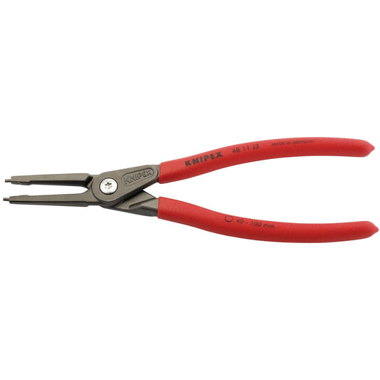 Draper 1x Knipex 225mm Internal Straight Tip Circlip Pliers 40 - 100mm Capacity - 75080