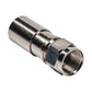 Glaxio Compression F connector DIA 7.00mm metal 10 pcs