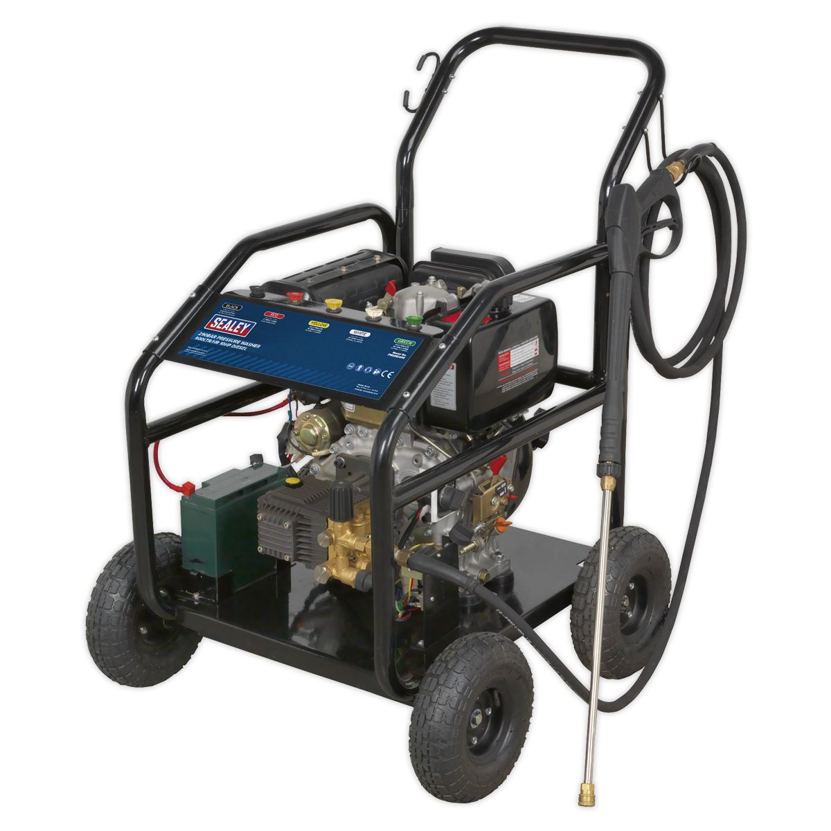 Sealey Pressure Washer 290bar 900L/hr 10hp Diesel PWDM3600