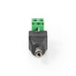 Nedis CCTV Security Connector 2-Wire to Male DC 5,5 x 2,1mm CCTVCM10BK5 - CCTVCM11BK5