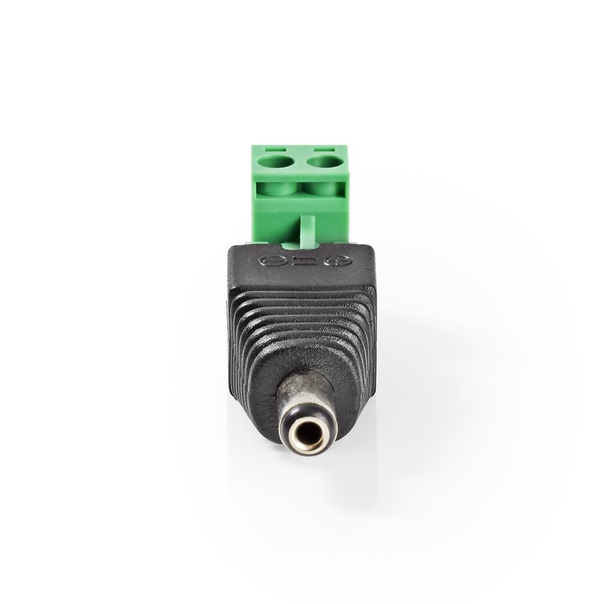 Nedis CCTV Security Connector 2-Wire to Male DC 5,5 x 2,1mm CCTVCM10BK5 - CCTVCM11BK5