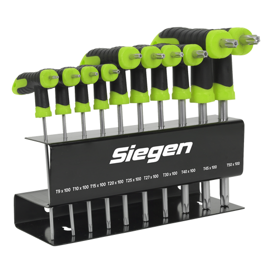 Sealey TRX-Star* Key Set 10pc T-Handle S01151