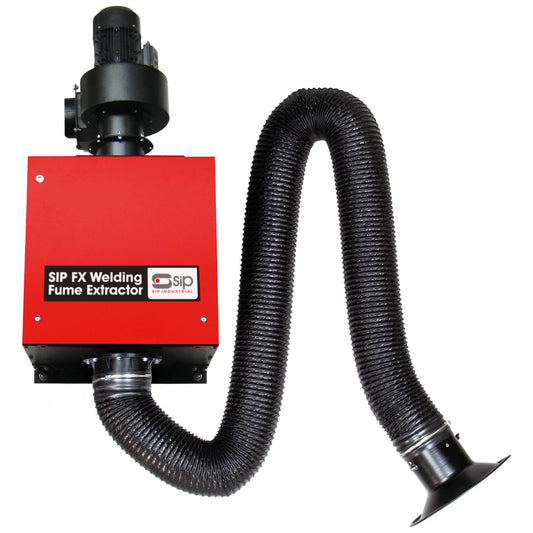 SIP Industrial FX-WM Professional Wall-Mounted Welding Fume Extractor (2x Arms)