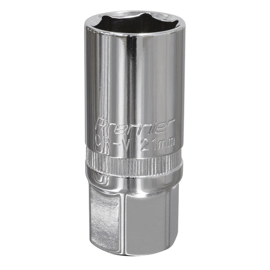 Sealey Spark Plug Socket 21mm 1/2"Sq Drive S12SP14