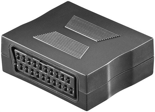 Goobay Scart adaptor black Scart female 21-pin to Scart female 21-pin 50771