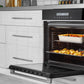 Sealey Baridi 60cm Built-In Fan Assisted, Single, Integrated 10 Function Electric Oven, Touchscreen Controls, 72L Capacity, Black/Stainless Steel DH200