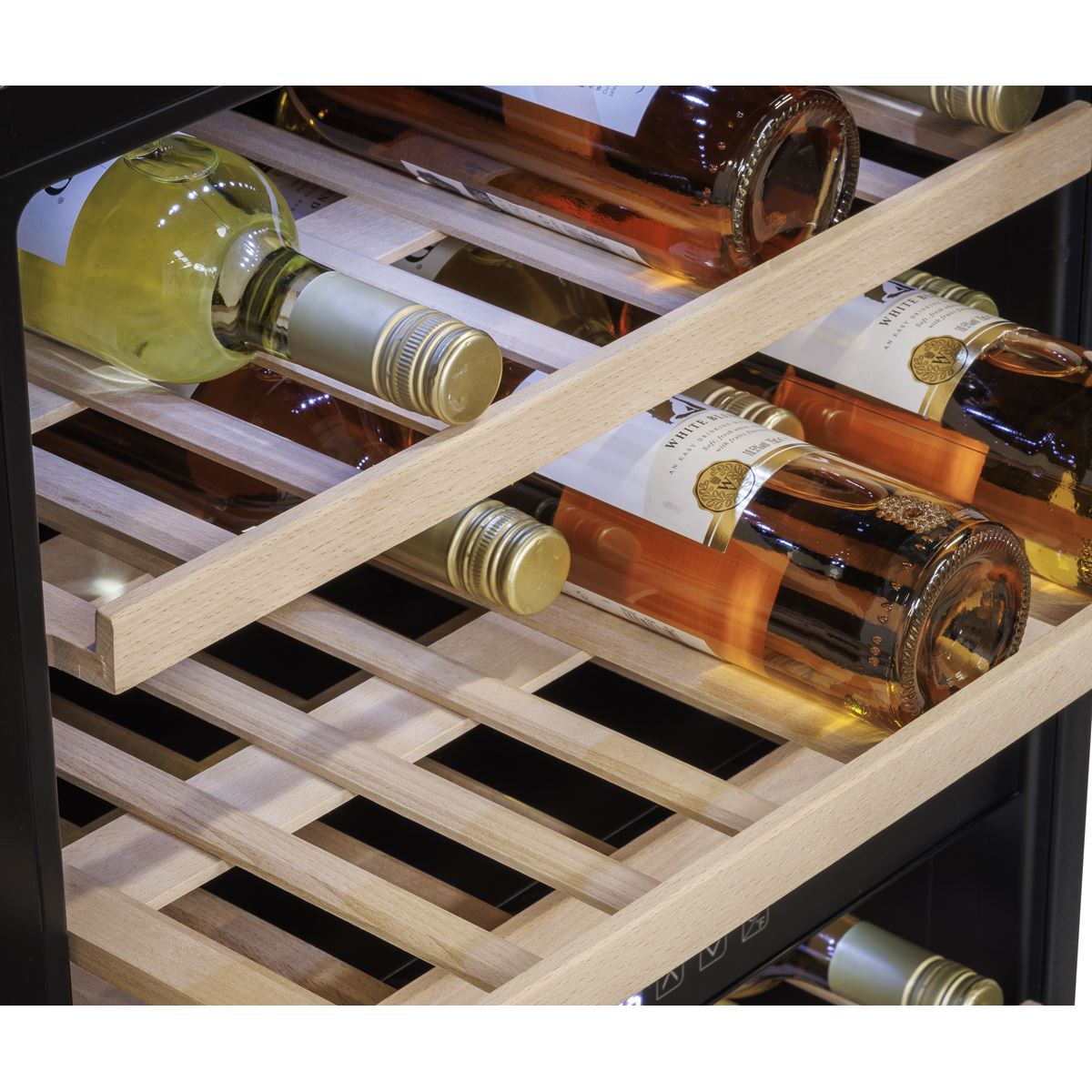 Baridi 57 Bottle Dual Zone Wine Fridge & Cooler 60cm DH118