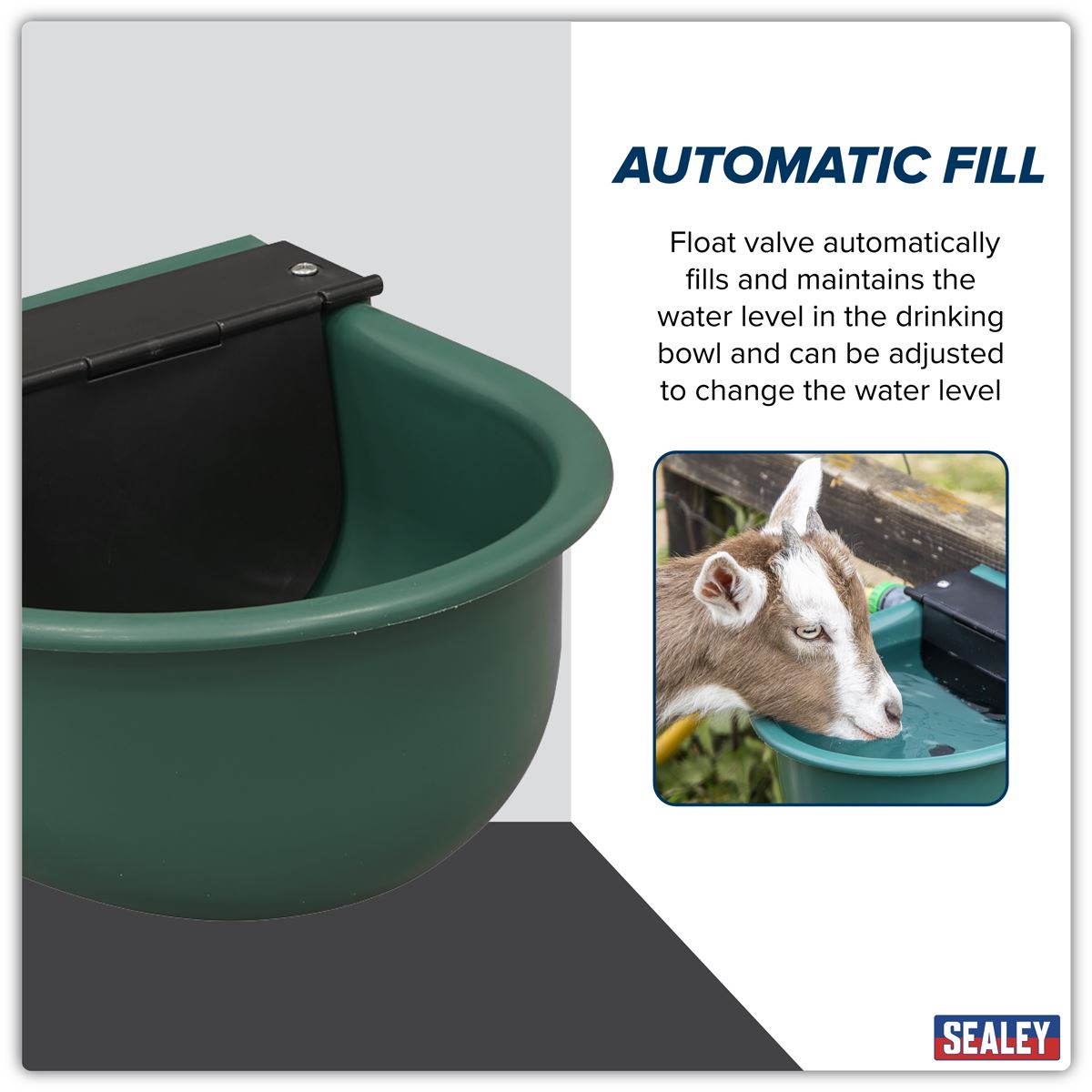 Sealey Automatic Cattle Drinking Bowl 4L AFT01