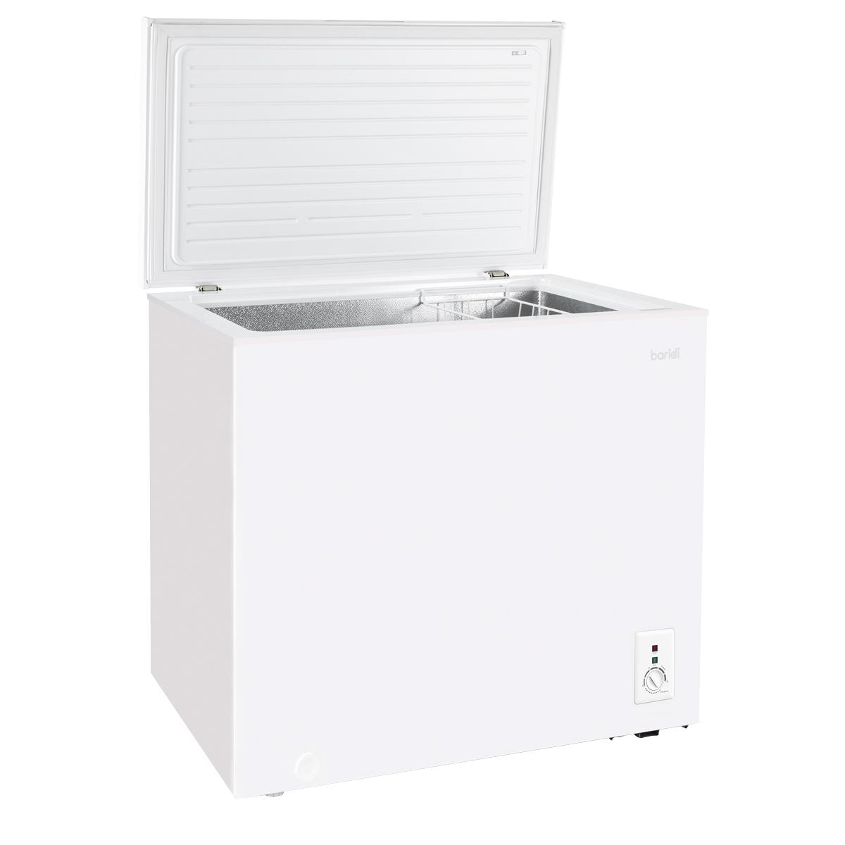Sealey Baridi Freestanding Chest Freezer, 142L Capacity, Garages and Outbuilding Safe, -12 to -24�C Adjustable Thermostat with Refrigeration Mode, White DH120