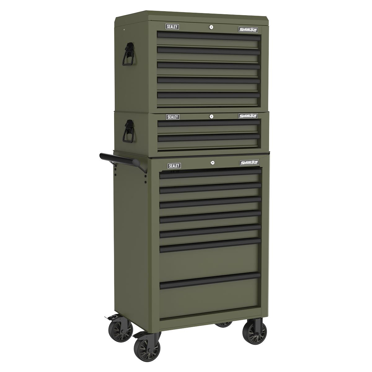 Sealey Superline Pro Heavy-Duty Topchest 5 Drawer - Khaki AP26059TK