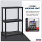 Sealey Plastic Racking Unit with 3 Shelves 25kg Capacity Per Level APPR3