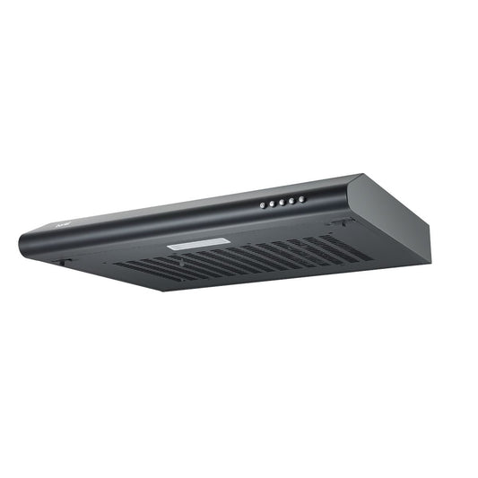 Baridi Visor Cooker Hood Extractor Fan 60cm - Black DH107