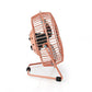 Nedis Metal Mini Fan 15cm Diameter USB Powered Vintage Pink - FNDK1PK15