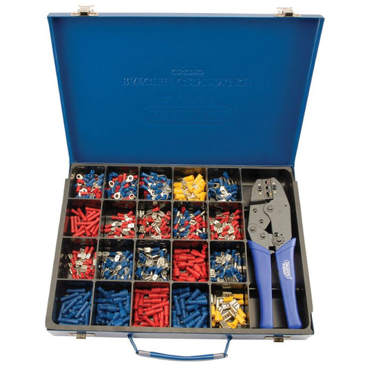 Draper 56383 Expert Ratchet Crimping Tool and Terminal Kit