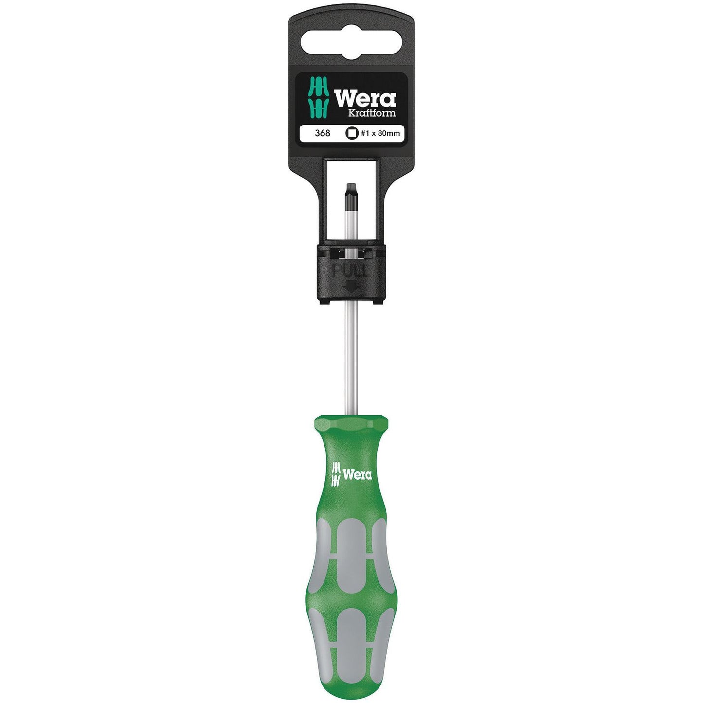 Wera 368 Sb Screwdriver Square 1/80 K'Form Plus Hangered 100070