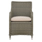 Sealey Dellonda Chester Rattan Wicker Garden Dining Chairs with Cushion, Brown DG64