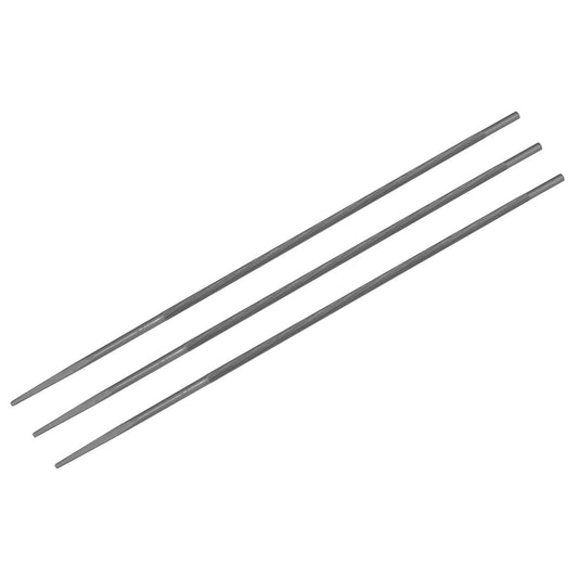 Sealey Chainsaw Sharpening File Guide Files 4mm - Pack of 3 CS03