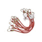 10X Mini Bungee Cord Strap 25cm Elastic Strong Hook Luggage Car Bike Stretch - S0647