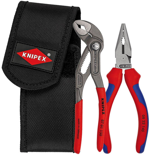 KNIPEX 00 20 72 V06 Mini Pliers Set in Belt Tool Pouch