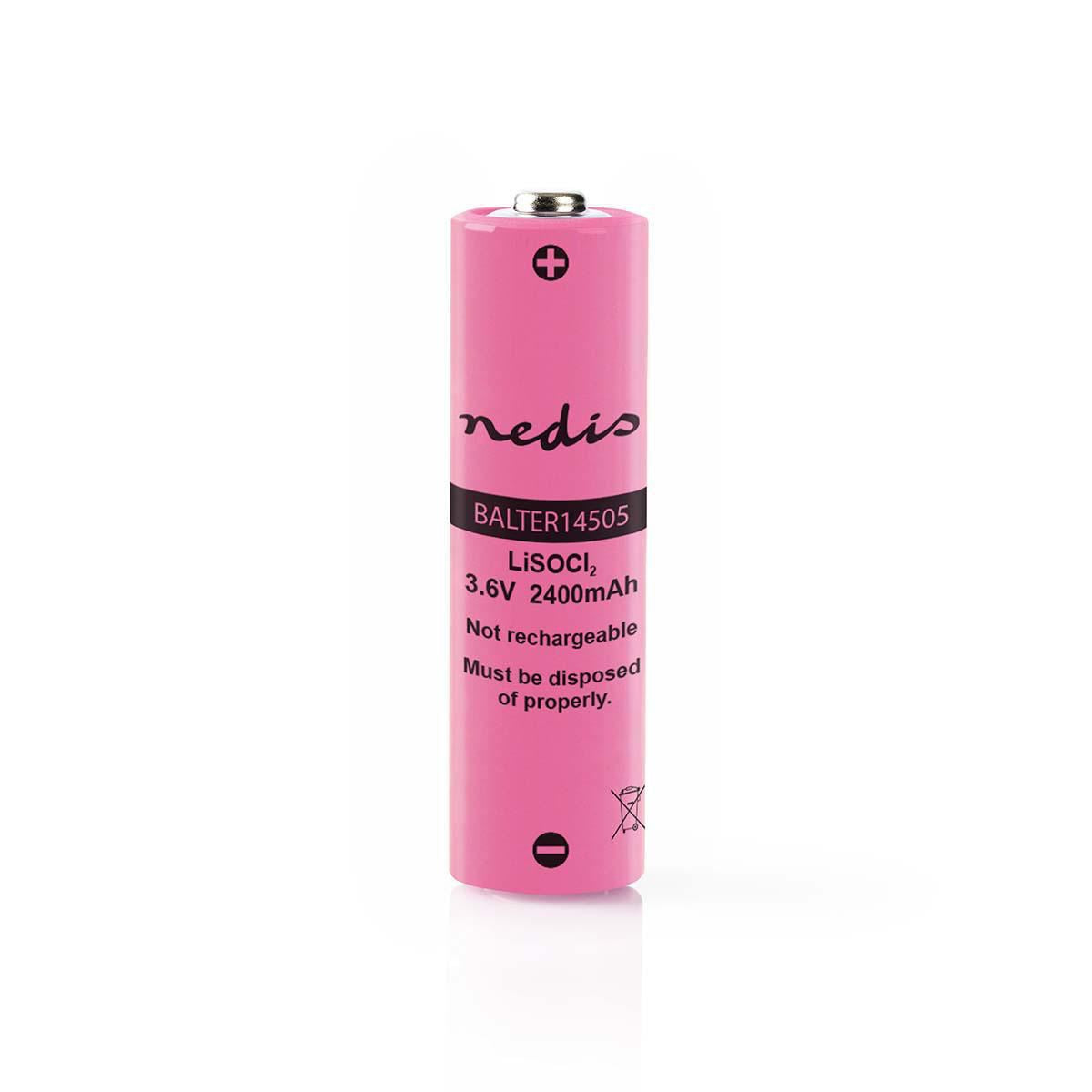 Nedis Lithium Thionyl Chloride Battery ER14505 3.6V 2400mAh BALTER14505