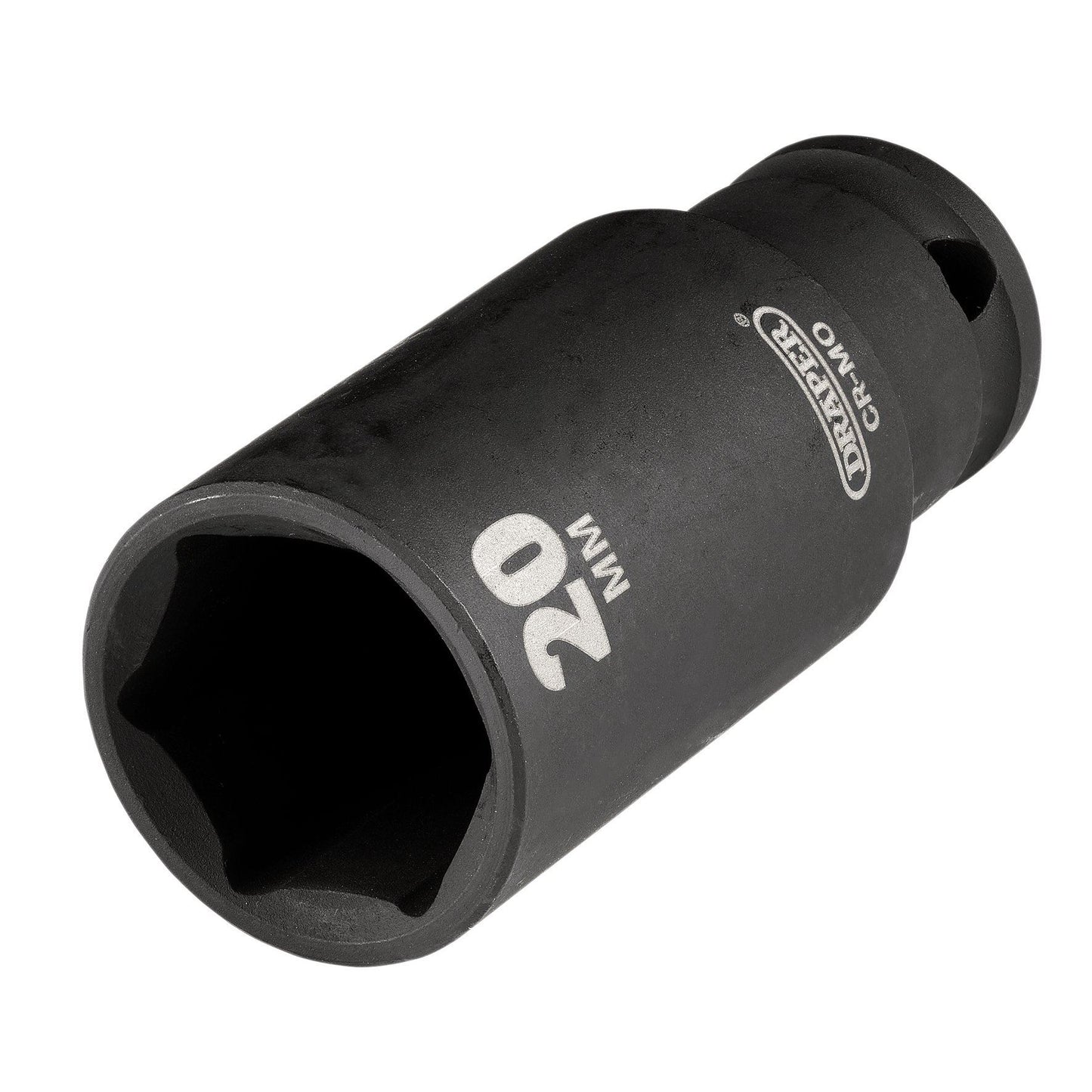 Draper HI-TORQ Metric Deep Impact Socket, 3/8" Sq. Dr., 20mm