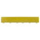 Sealey Polypropylene Floor Tile Edge 400x60mm Yellow Female-Pk 6 FT3EYF