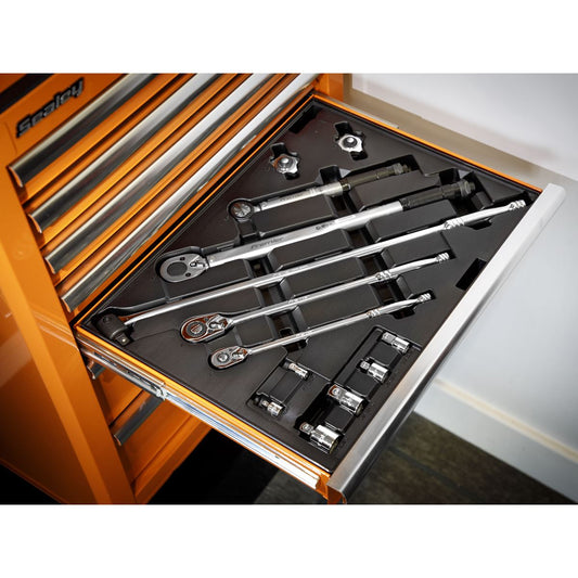 Sealey Tool Tray with Ratchet, Torque Wrench, Breaker Bar etc 13pc TBT32