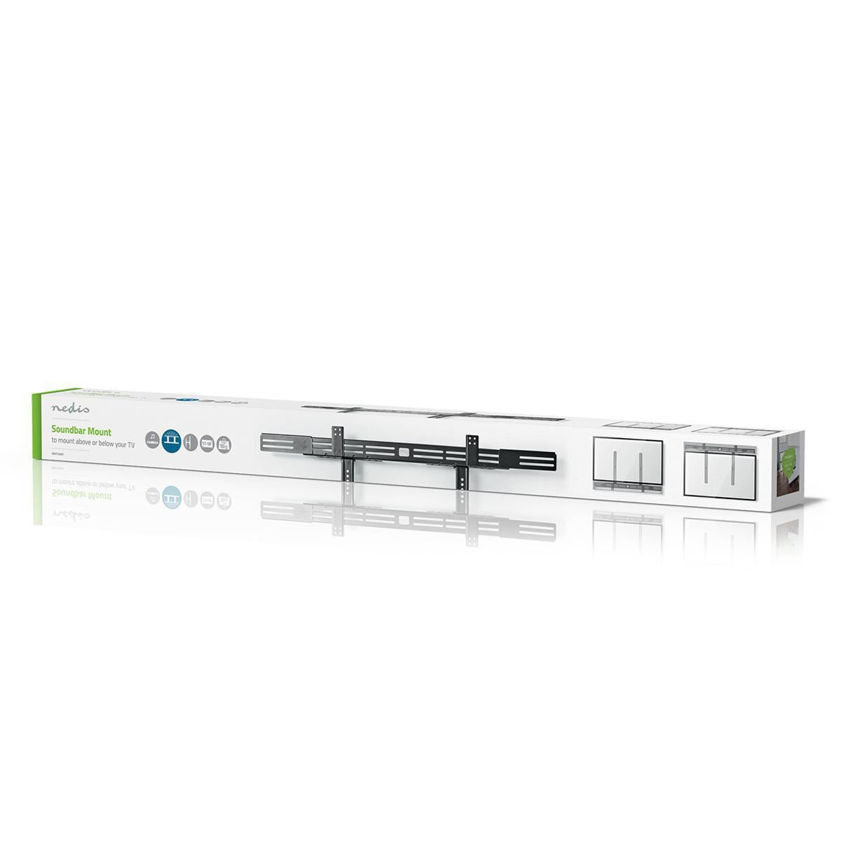 Nedis Soundbar Mount Fixed to TV Max. 10 kg - SBMT20BK