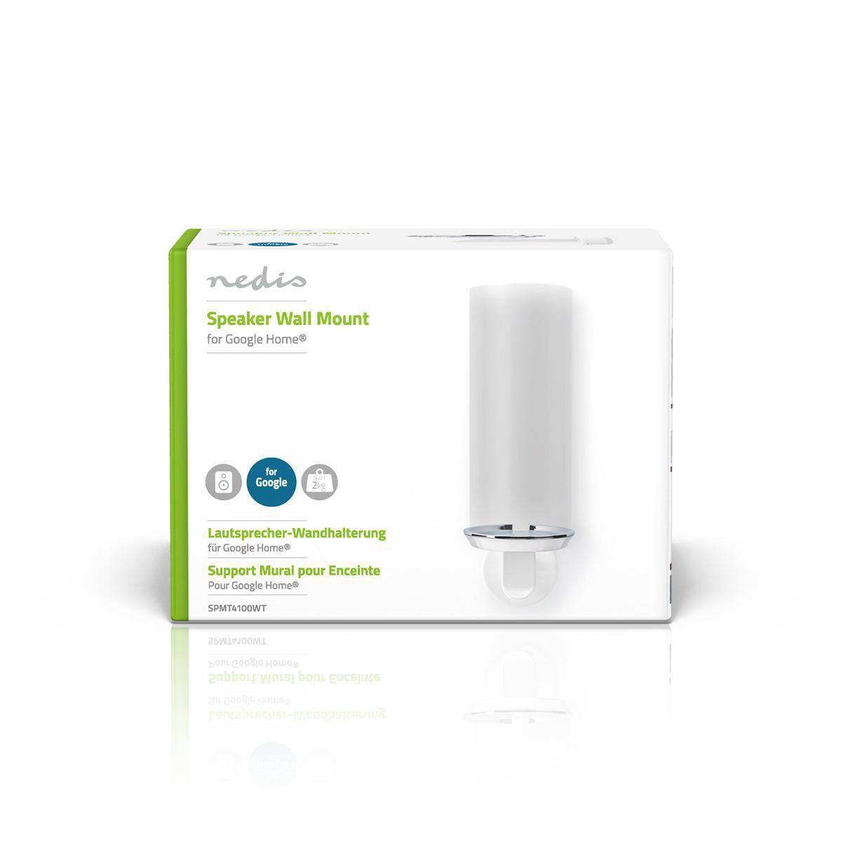 Nedis Speaker Wall Mount Google Home Max. 2 kg Fixed - SPMT4100WT