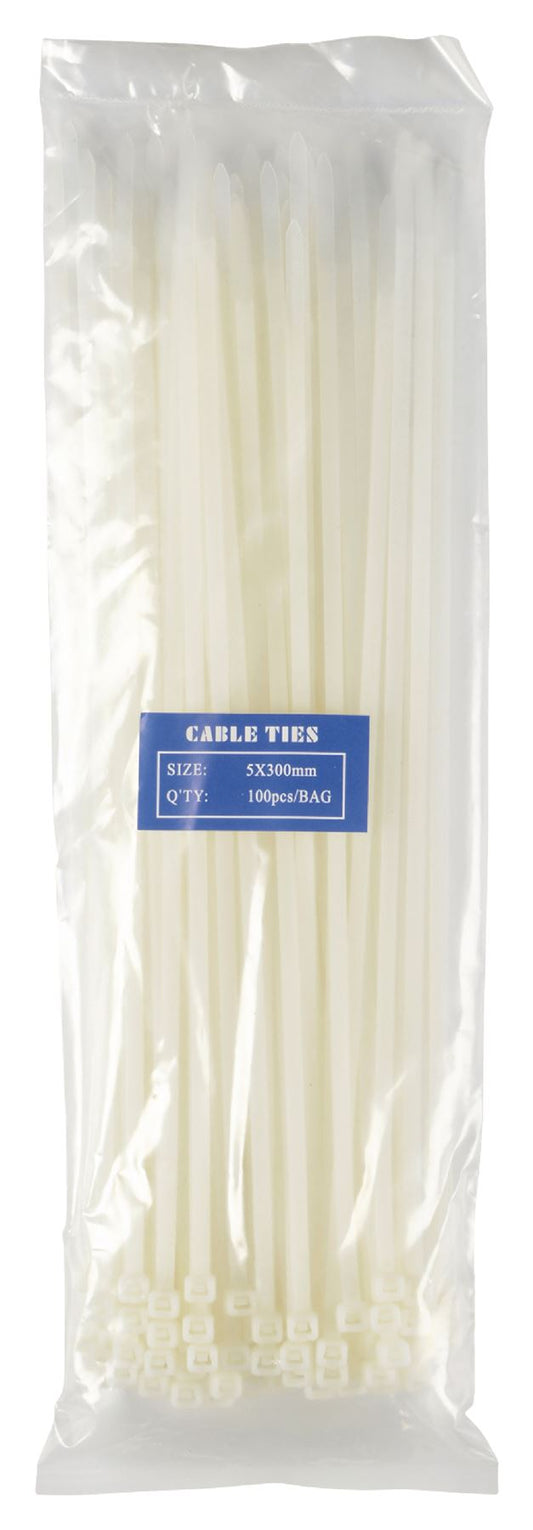 Nedis Cable Ties 0.30m White