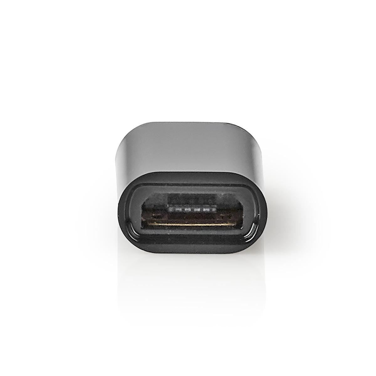 Nedis USB 2.0 Adapter Type-C Male to Micro B Female Black CCGP60910BK