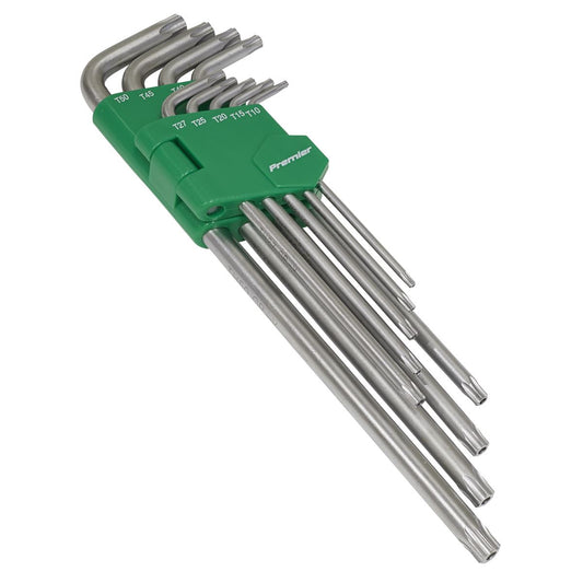 Sealey Security TRX-Star* Key Set 9pc Extra-Long AK7163