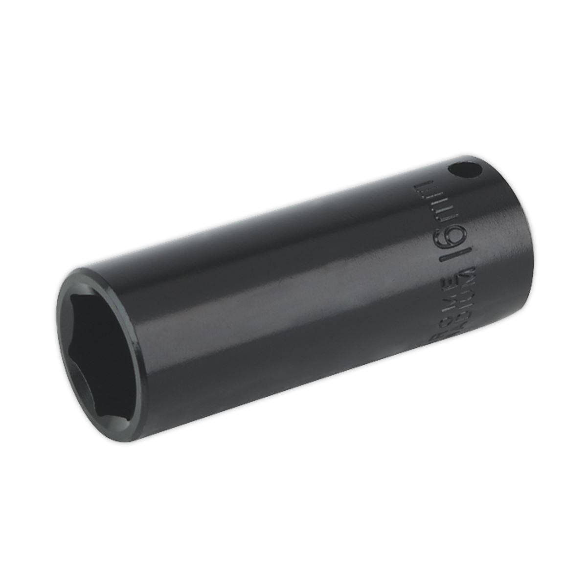 Sealey Impact Socket 16mm Deep 3/8"Sq Drive IS3816D