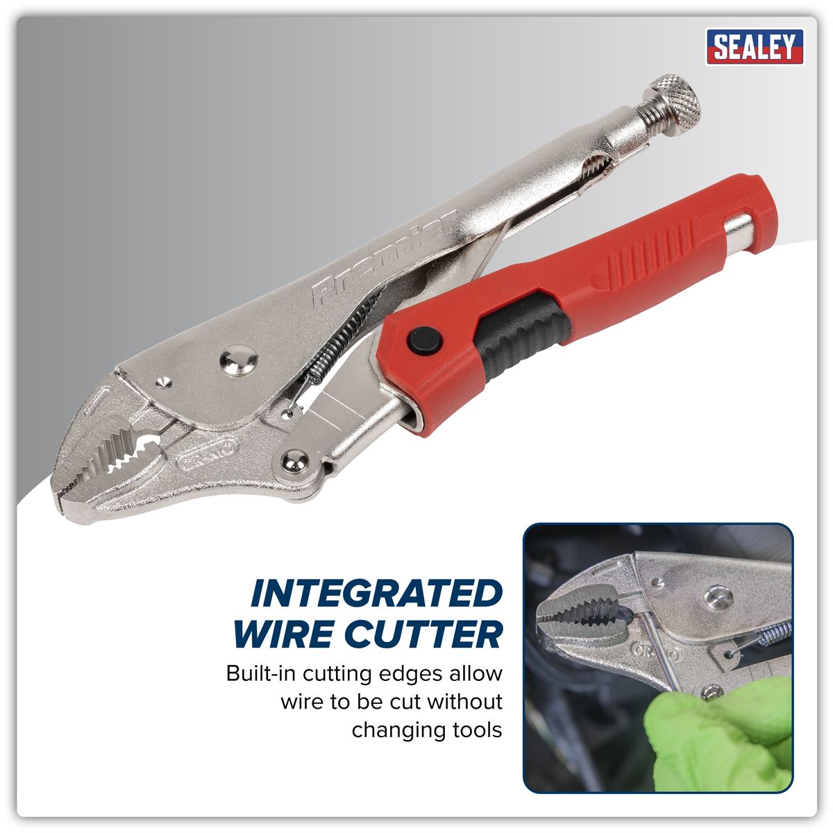 Sealey Premier Quick Release Locking Pliers 220mm AK6859