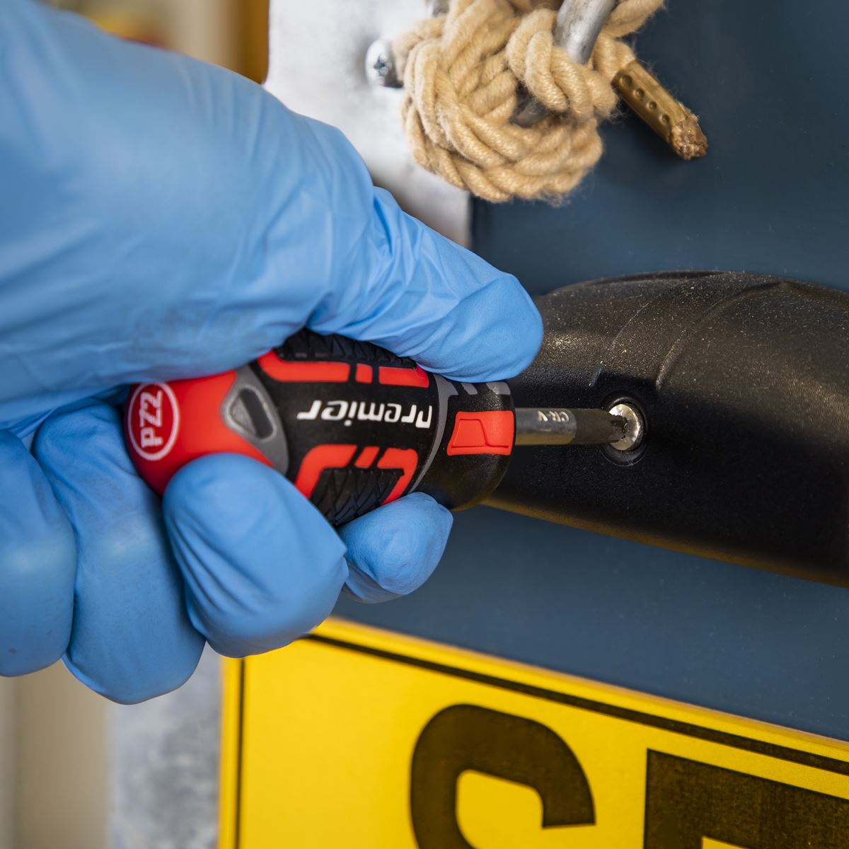 Sealey Screwdriver Set 3pc GripMAX Stubby AK4328